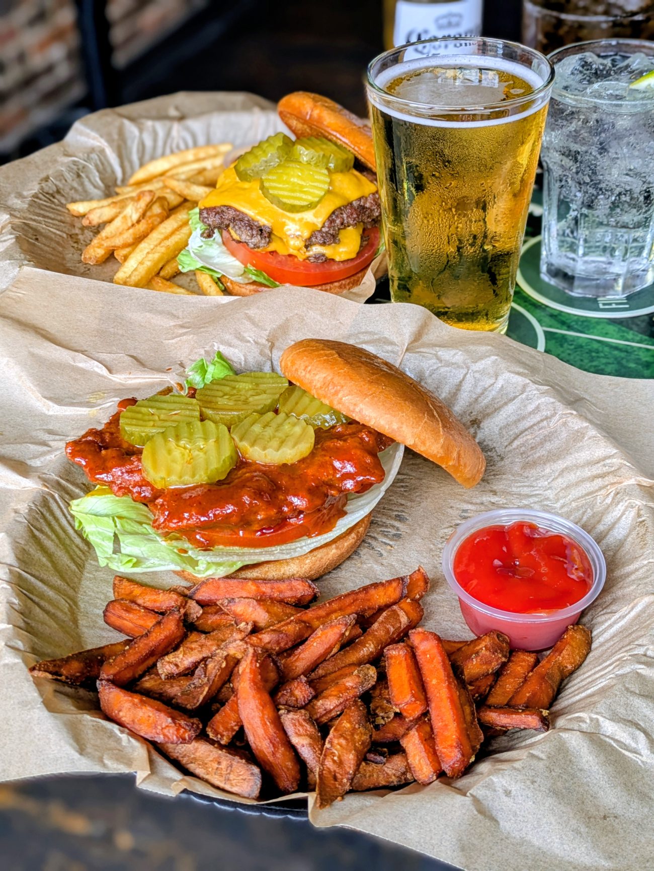 The smashburger at Finnegan's Wake
