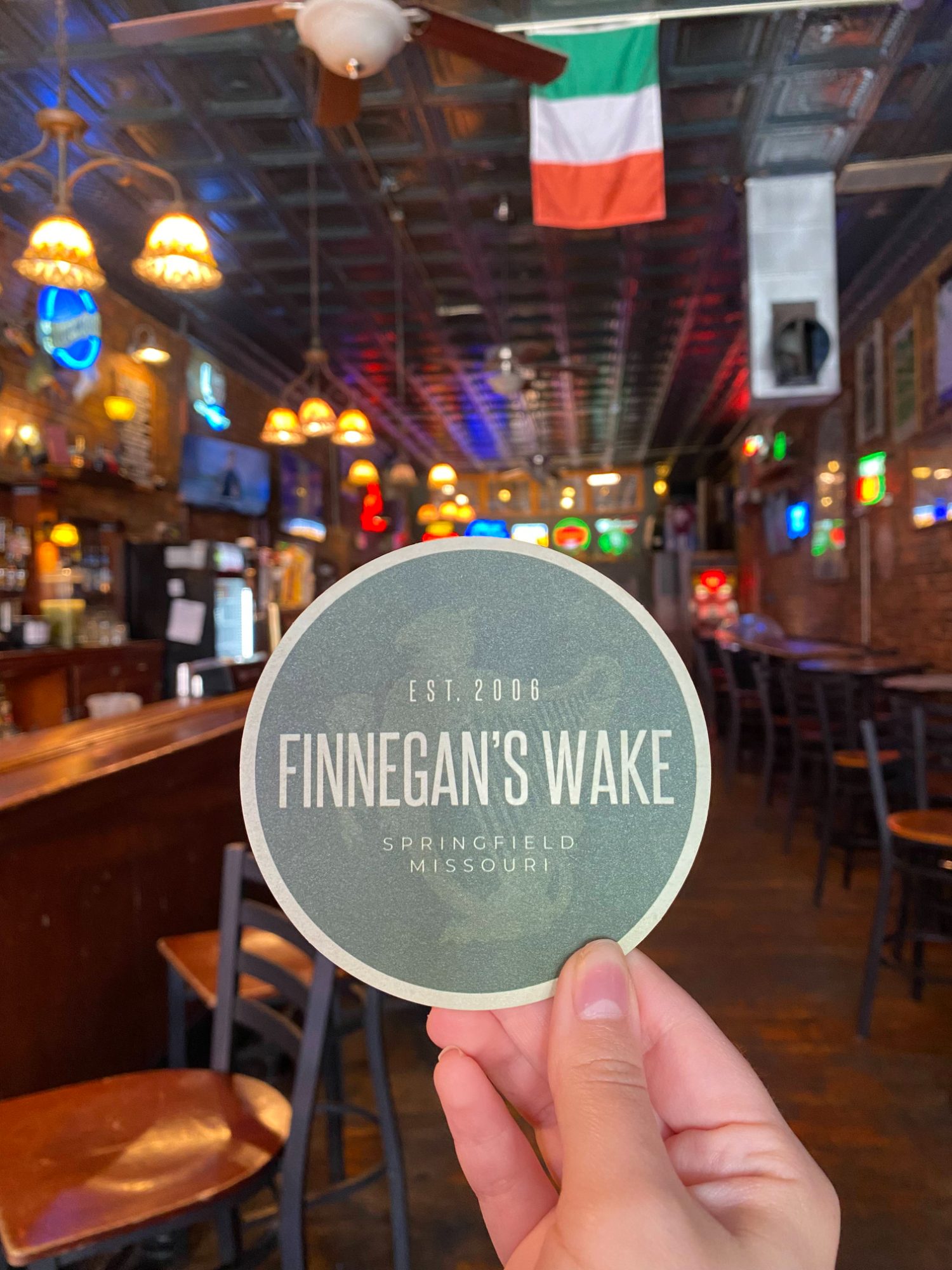 Finnegan's Wake storefront on South Avenue