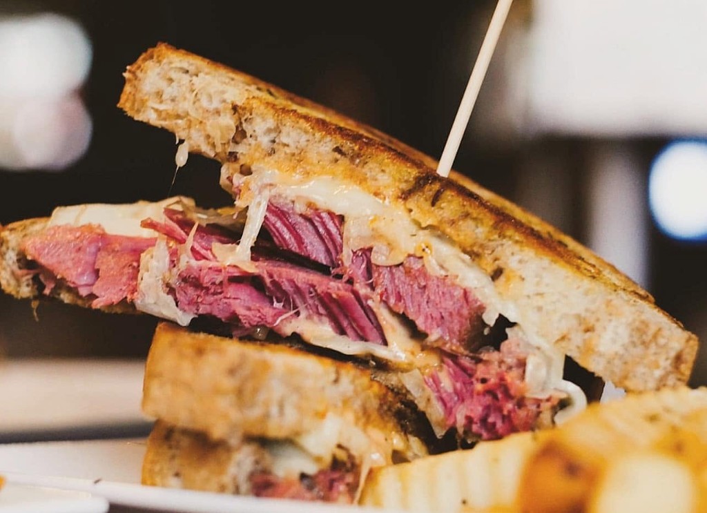 Reuben sandwich at Finnegan's Wake